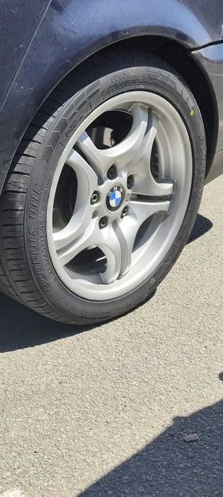 Vând jante M style 68+cauciucuri noi vara(sunt in 2 lățimi)R17