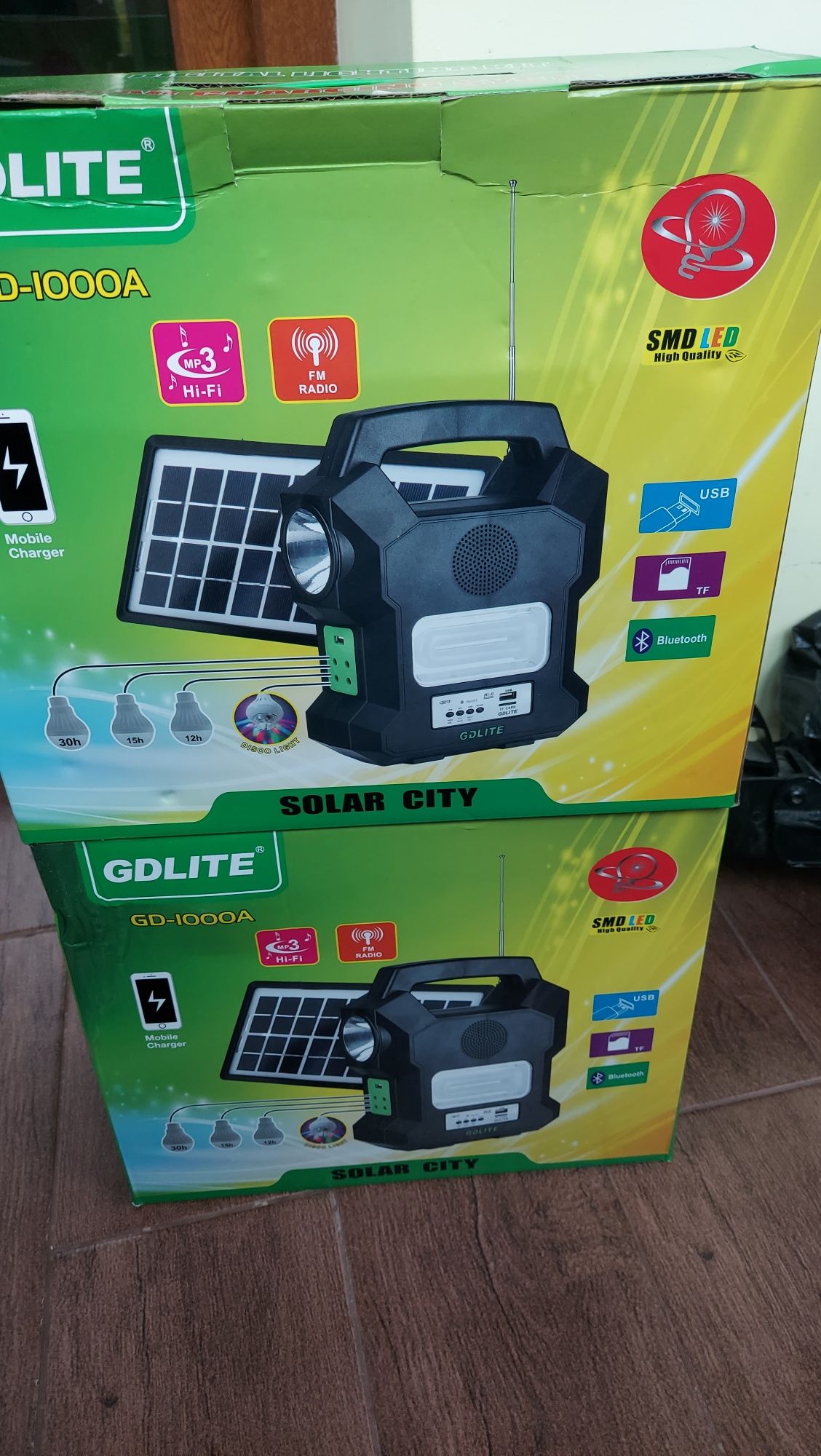 Kit solar Radio , Mp3., 3 becuri.