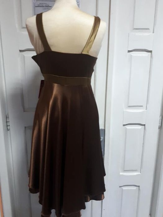 Rochie ocazie, satin, House of Art, măsura 38 ro, cu bolero 36 ro ( XS