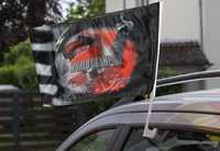 steag masină M. Schumacher - 70 lei ambele(collecţia originală)