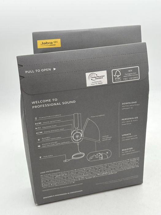 Casti stereo cu microfon Evolve2 40 SE, Jabra, USB-A, Negru, Sigilate