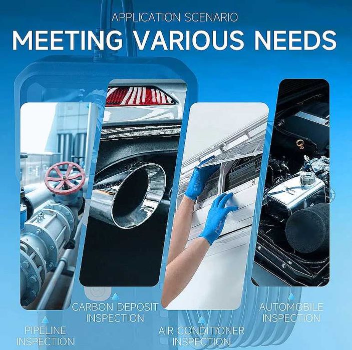 Индустриален водоустойчив HD ендоскоп 5м