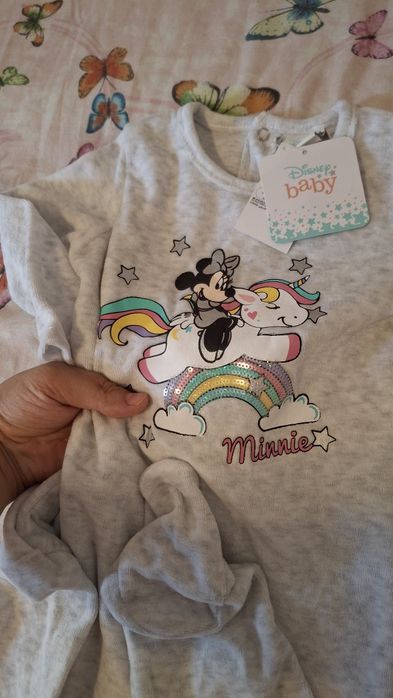 Salopeta/pijama fetițe Minnie mouse 86 nouă cu etichetă