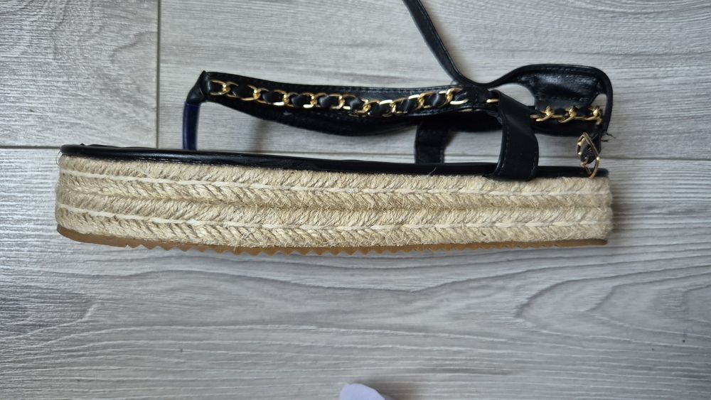 Sandale tip espadrile