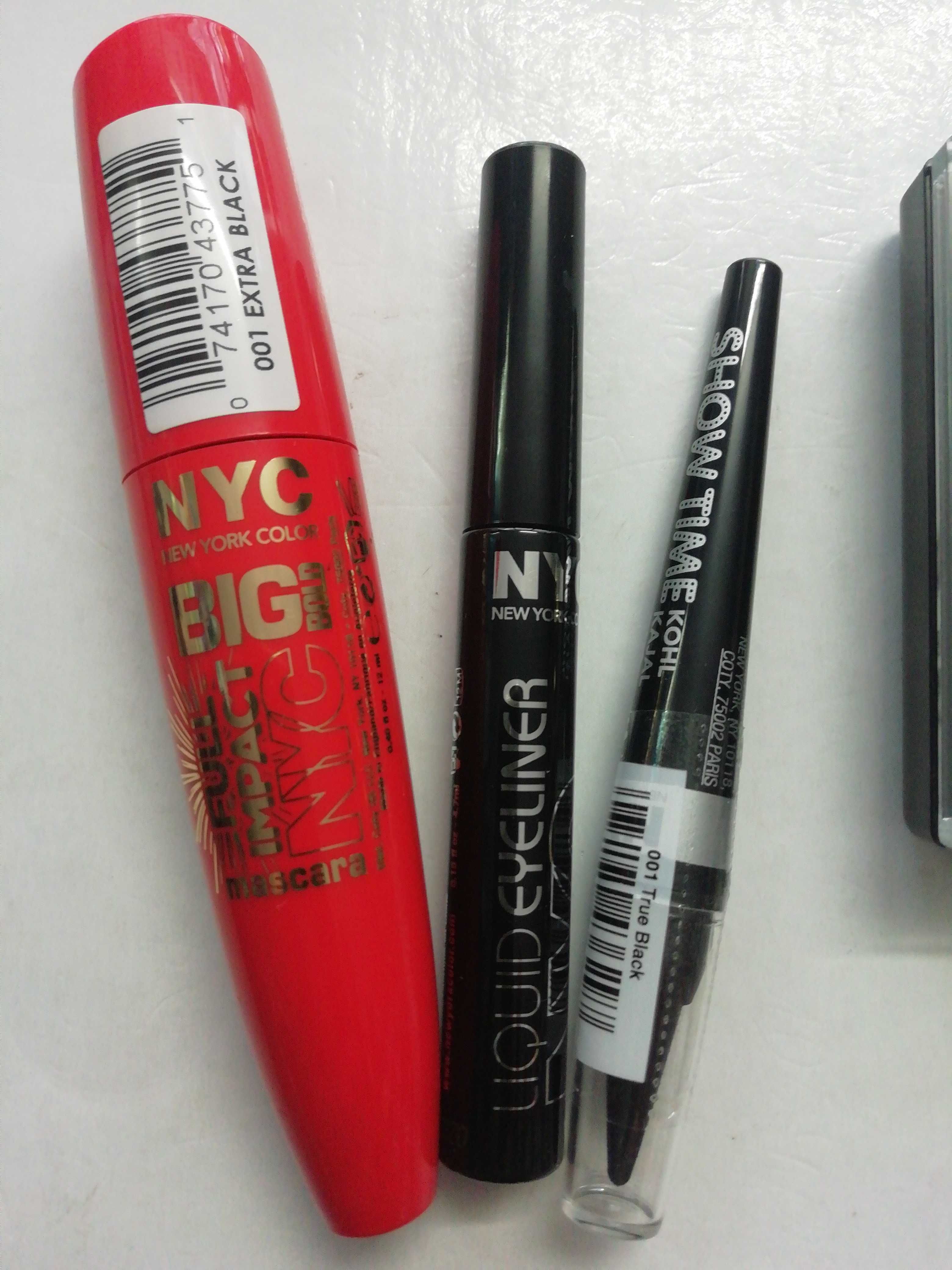 ЛОТ спирала, очна линия , молив  NYC NEW YORK COLOR BIG BOLD и подарък