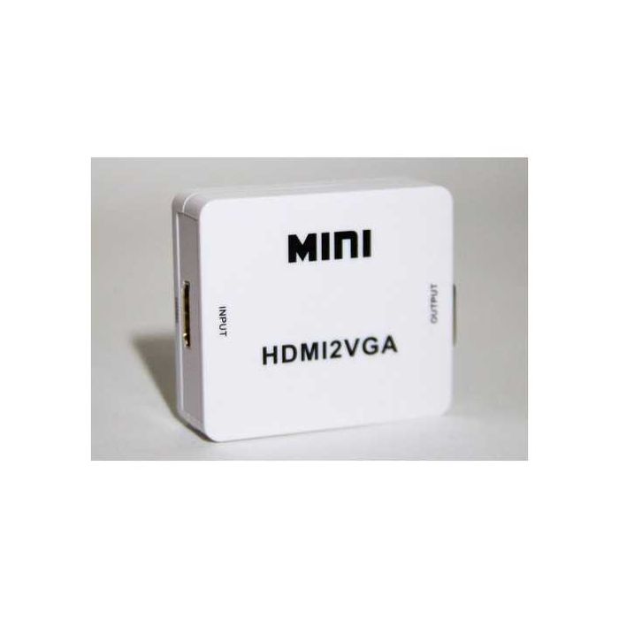 Переходник с HDMI на VGA + аудио с дополнительным питанием