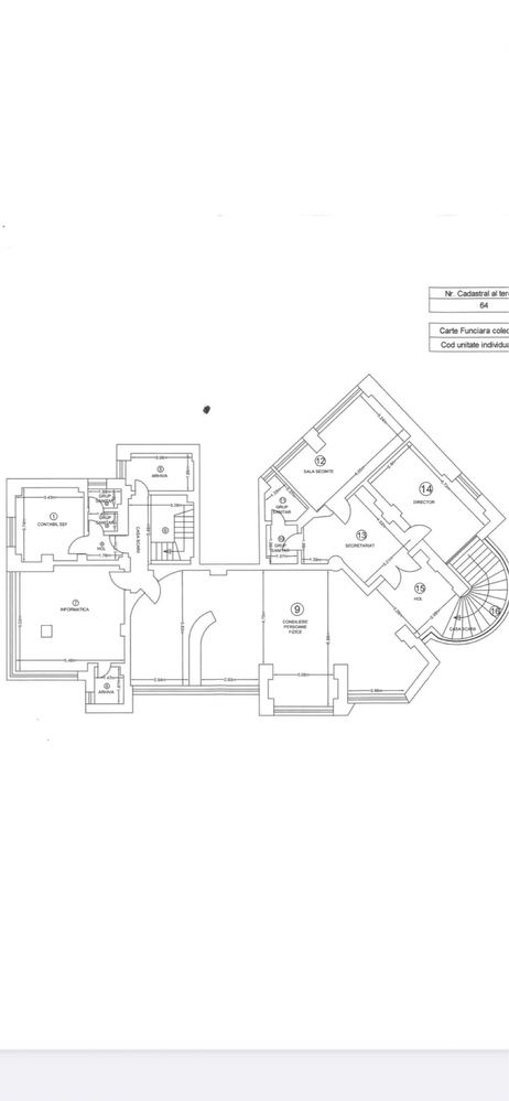 Inchiriez spatiu comercial 220 mp2 etaj 1