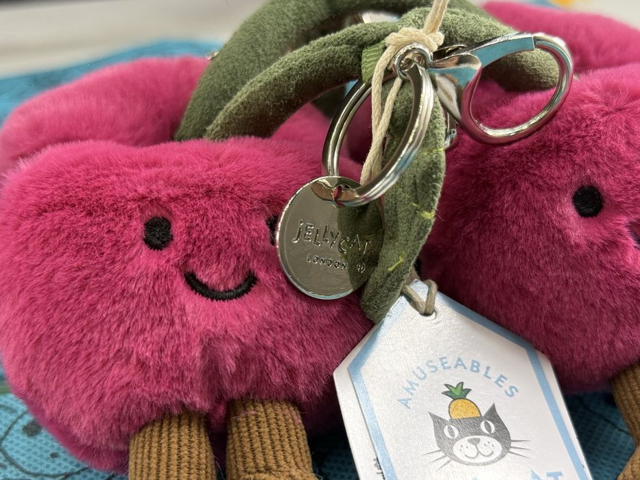 Jellycat / Джеликет ключодържател - Amuseables Cherries