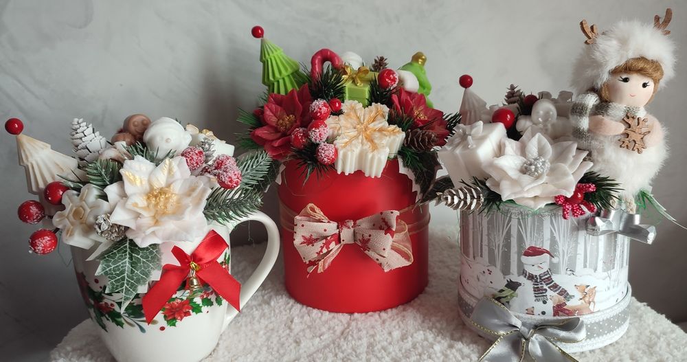 Букети от глицеринов сапун