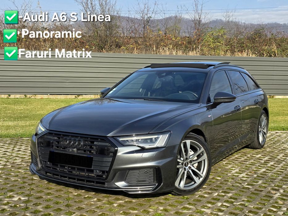 Audi A6,S Linea,2.0 tdi,190c.p,Matrix,Panoramic,Ambiental,R,S pak.