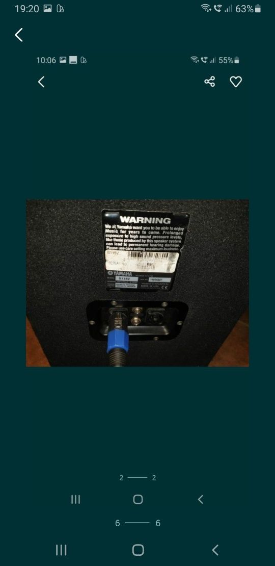 Boxe pasive Peavey Eurosys 6/Yamaha S115V/Yamaha Emx512sc 2x500w