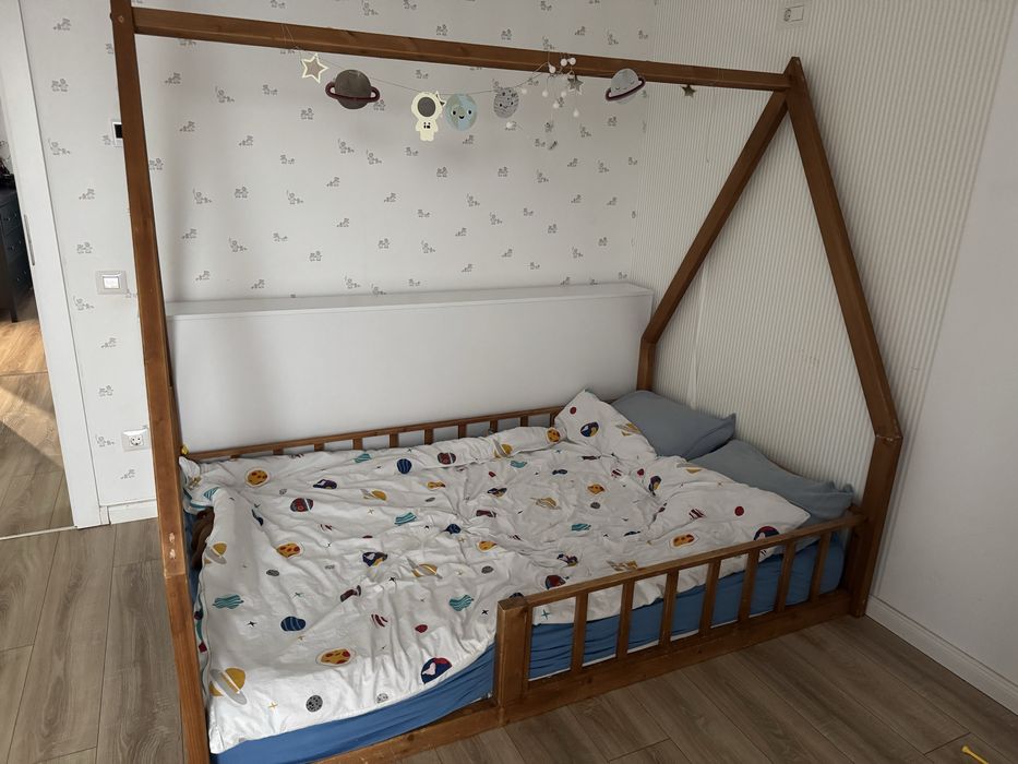 Pat copii mintesori 120x200