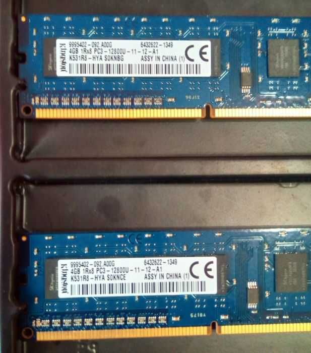 Memorie Kingston Kit 8GB (2x4GB), DDR3, 1600MHz,