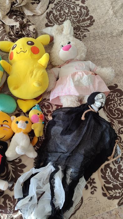 Игрушки мягкие разные