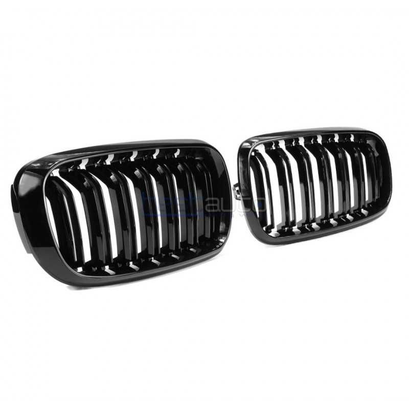 Бъбреци за BMW X5 F15 / X6 F16 (2014-2019) Черен Гланц Двойни