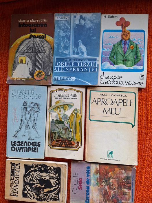 Carti beletristica (vechi) -  Lot 2-9   (buc = 8)