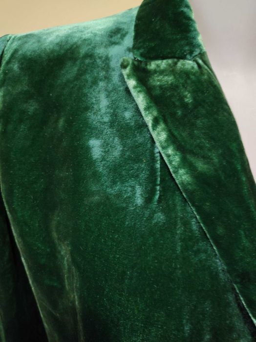 Sacou Catifea din matase si vascoza calitativ Massimo Dutti -Masura 36