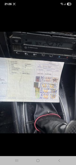 Vand volswagen vw golf 4 break 2001