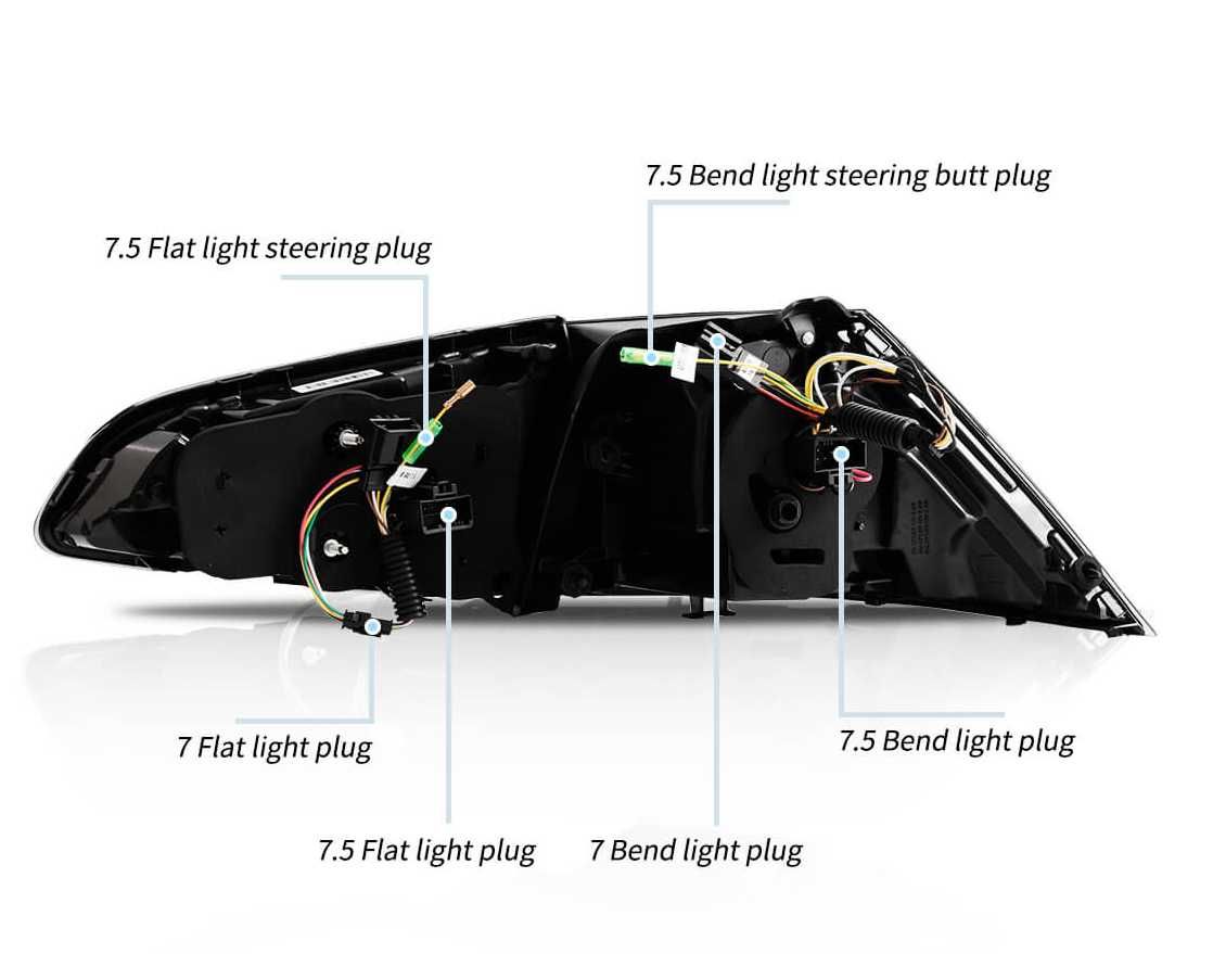 Комплект LED стопове с динамични мигачи за ГОЛФ 7 Golf 2013 - 2021