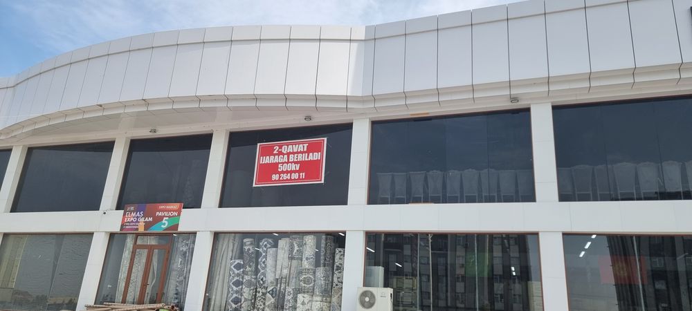 Bino 2 qavati 500 kv ga ega ijaraga beriladi.
