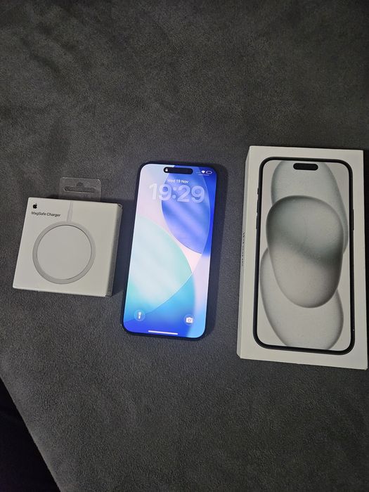 iPhone 15 Plus Black 128GB 88% Battery Health Отлично състояние