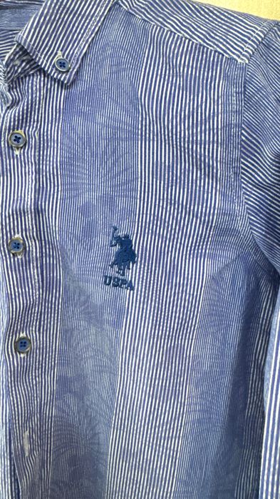 Риза USPA за момче 128-134 см/ 8-9 год.