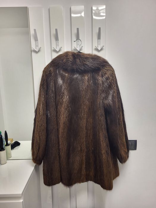 Haină blană damă 90% REDUCERE geacă iarnă damă