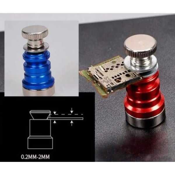 Държач за платки TE-804 със гъвкави крачета, магнитни скоби, лупа