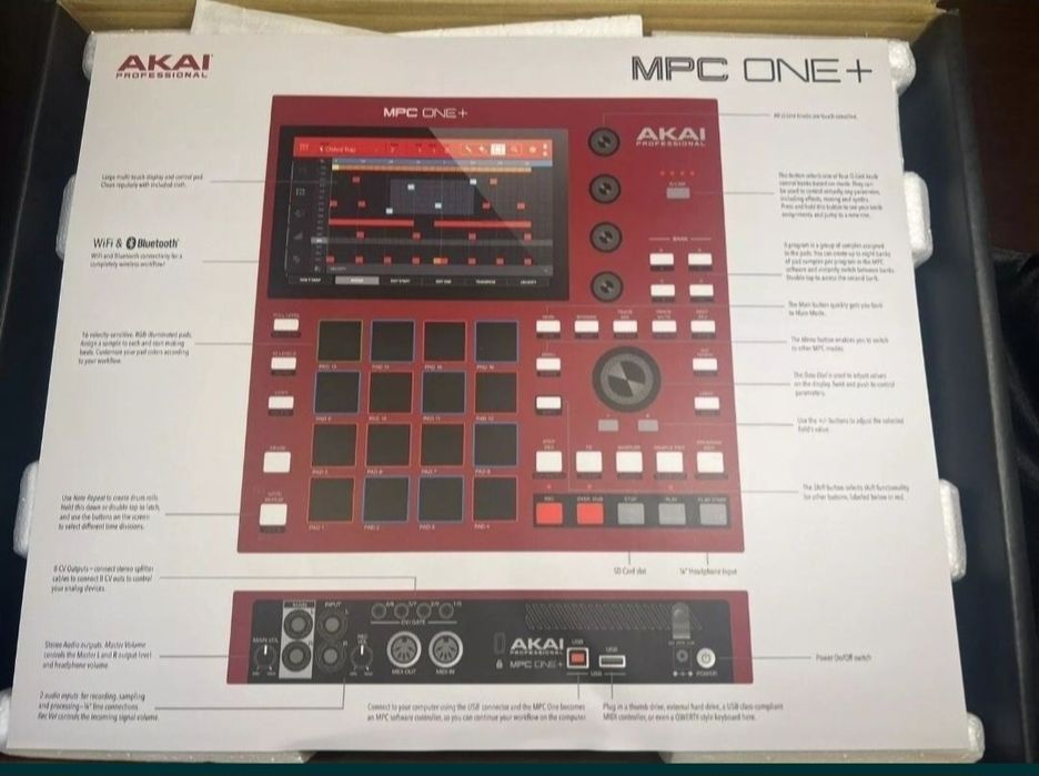 Akai mpc 1000,akai mpc one plus,drum maschine,sampler