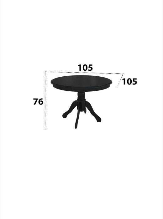 Masa bucatarie rotunda MB-57 W 105 X 76 cm
