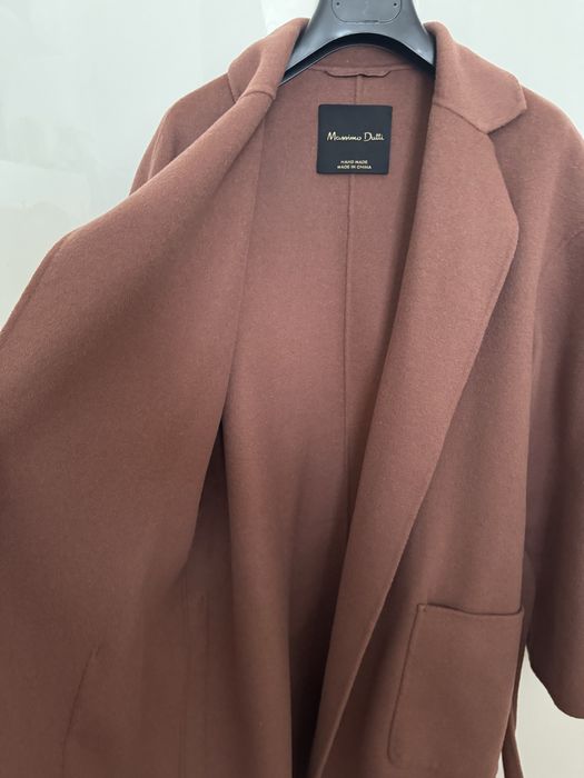 Вълнено палто Massimo Dutti