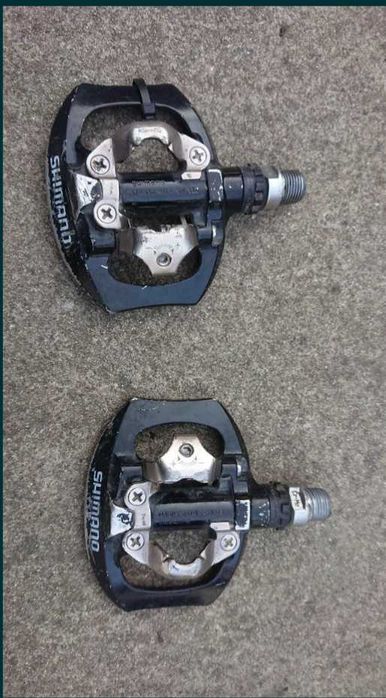 Pedale spd platforma shimano , ghidon bulls 720, 31.8.