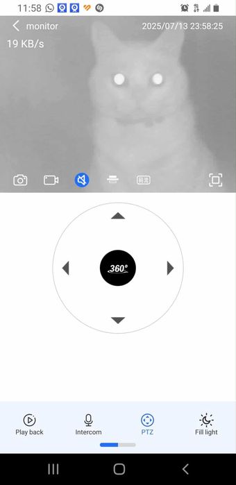 Camera supraveghere video, rotativa