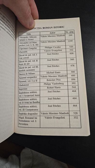 vand carte istorica "Faraonul Nisipurilor"