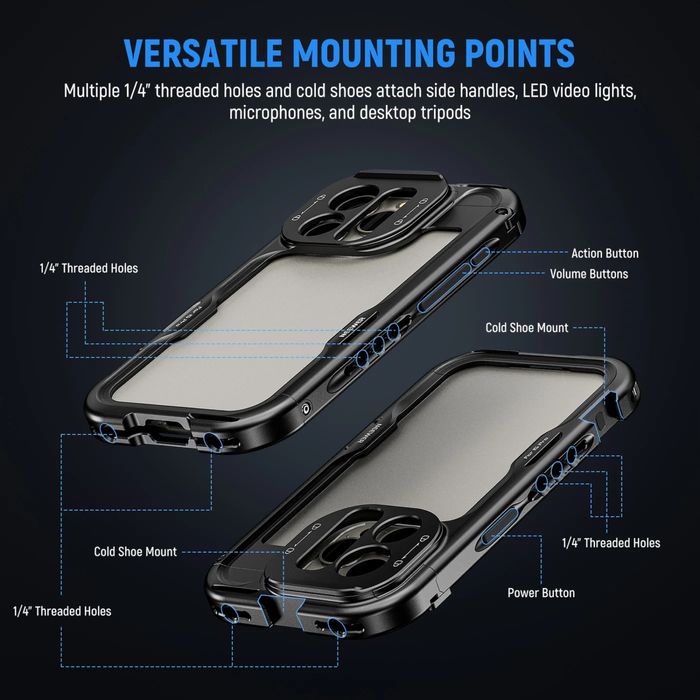 NEEWER Cage Rig iPhone 15 Pro Max