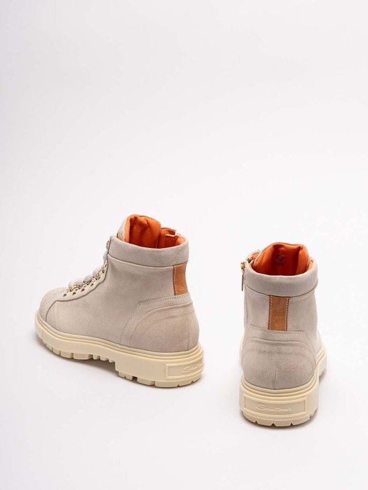 Santoni ботинки замша 44 размер