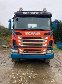 SCANIA G440 8x4 trakker/basculanta echip HMF si container euro5 2012