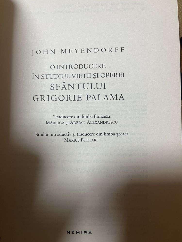 John Meyendorff - O introducere in studiul vietii și operei