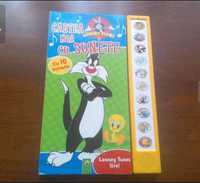 Carte pentru copii cu 10 sunete Looney Tunes, ilustrată și cartonată
