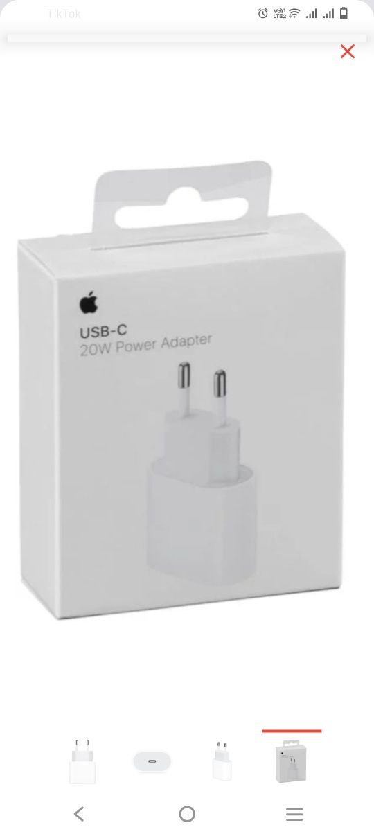 Адаптер питания apple USB с помощью 20 Вт
