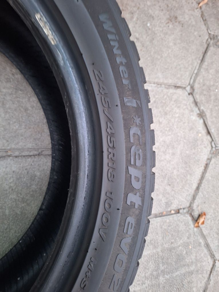 2бр 245/45/18  Hankook