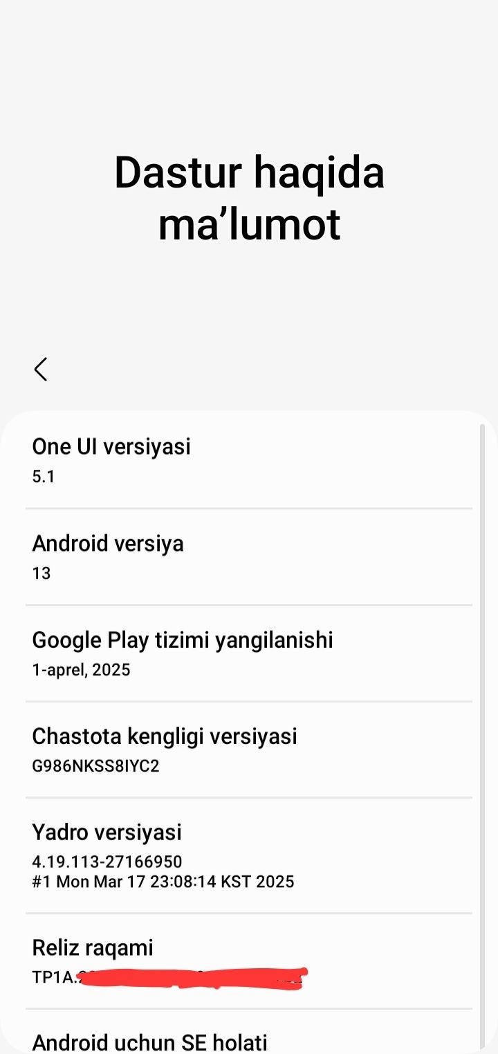 Samsung s20+ holati rasmda