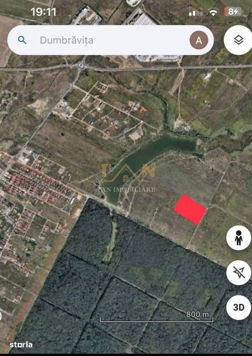 Teren Intravilan Dumbrăvița ,pretabil Duplex
