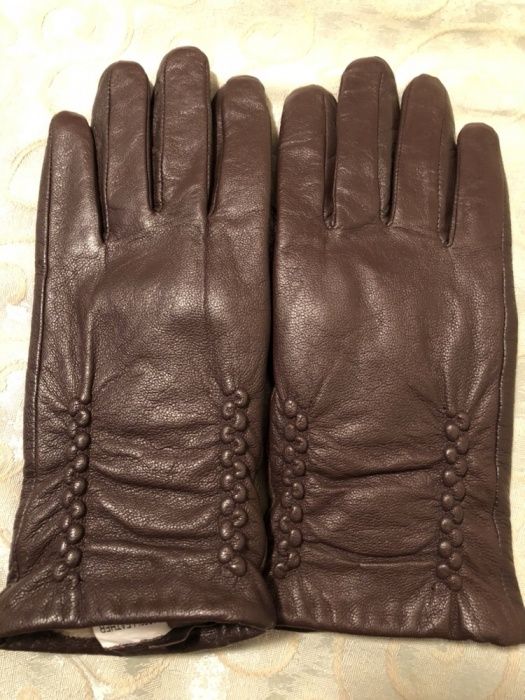 Manusi piele naturala maro S-M
