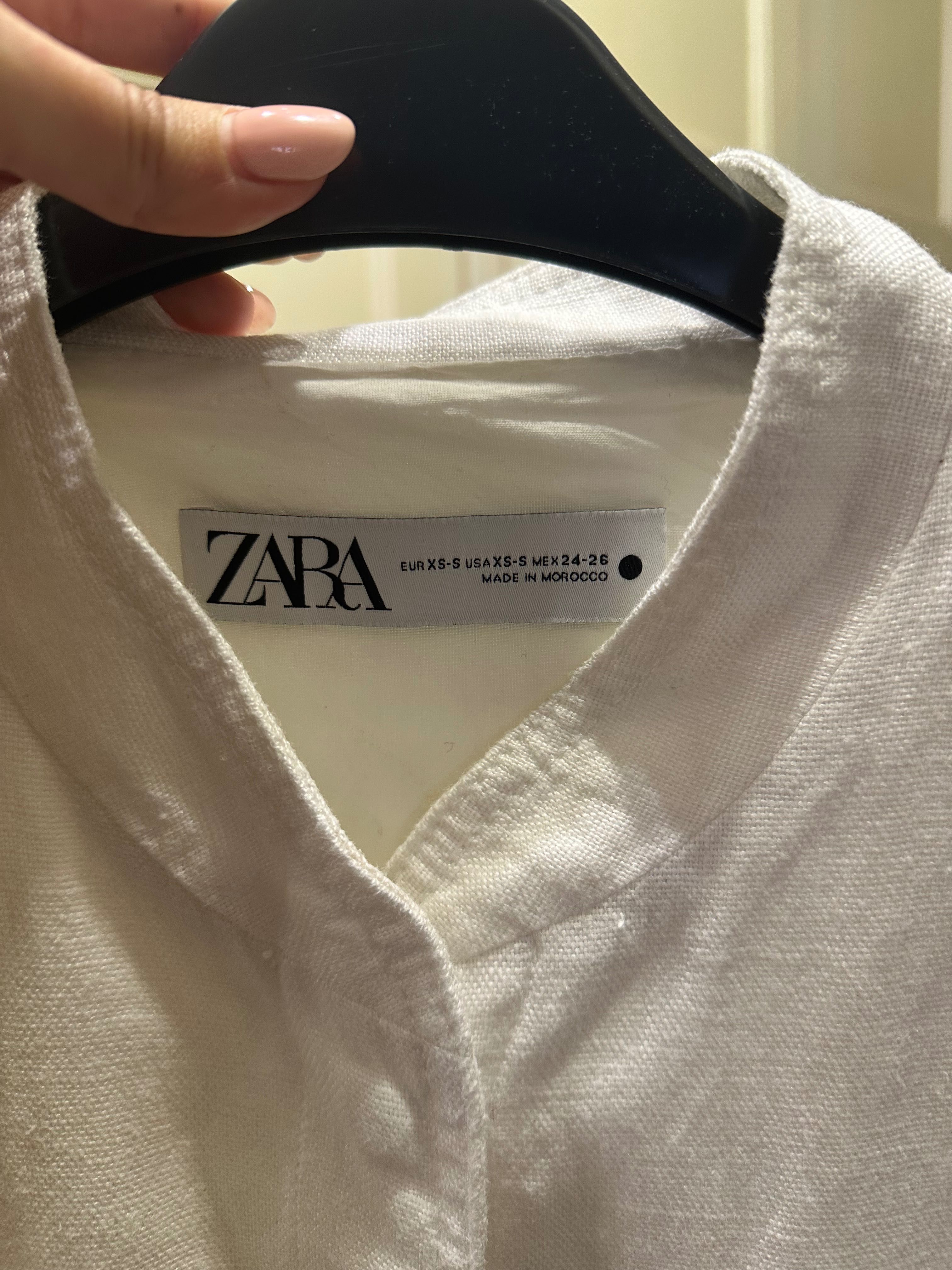 Zara дамска ефектна риза, S