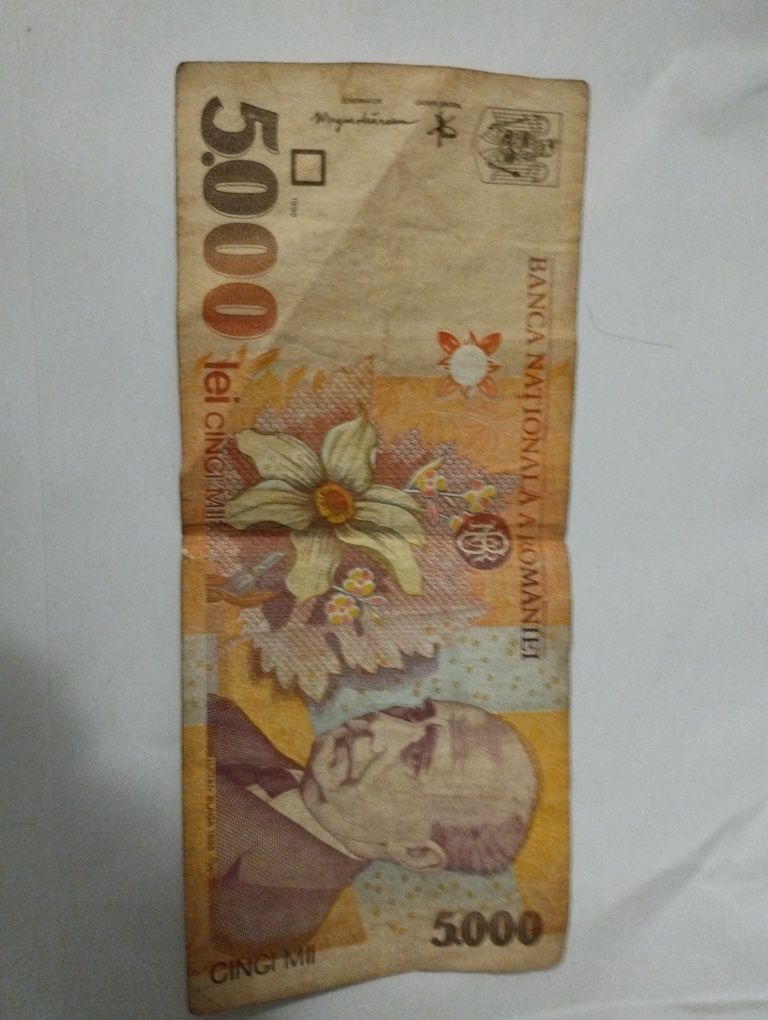 Bancnota 5000 lei din 1998