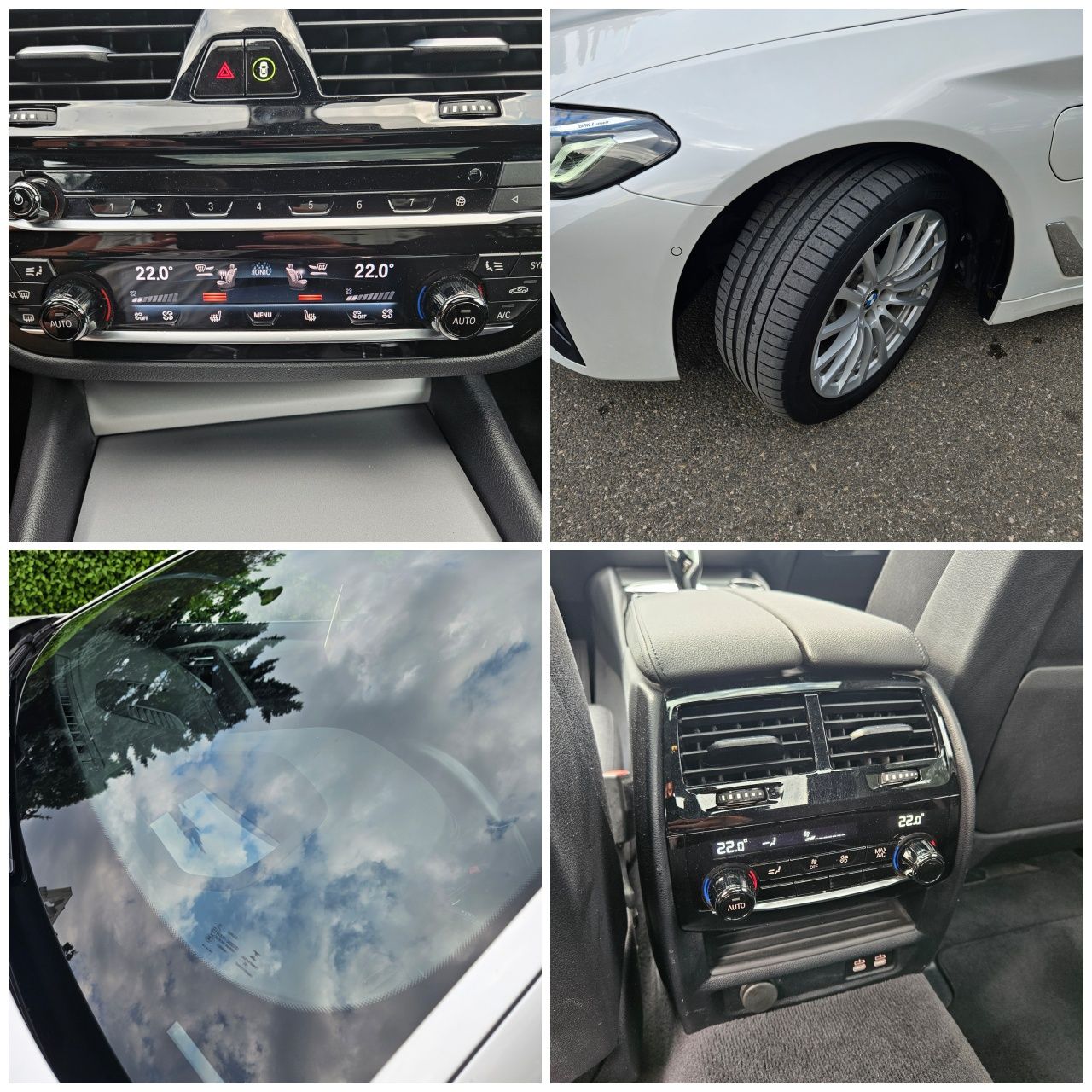 Bmw 530e X Drive Hybrid / 292 CP _ Alb PERLAT _ LASER _ Trapa