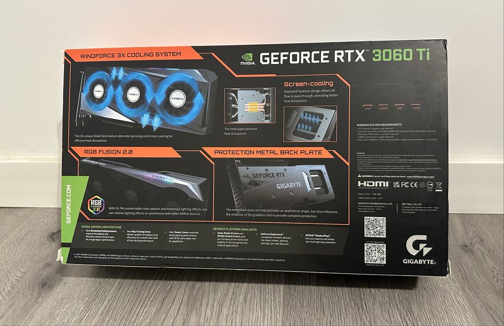 Placa video Nvidia GeForce RTX 3060 Ti Gaming OC 8gb