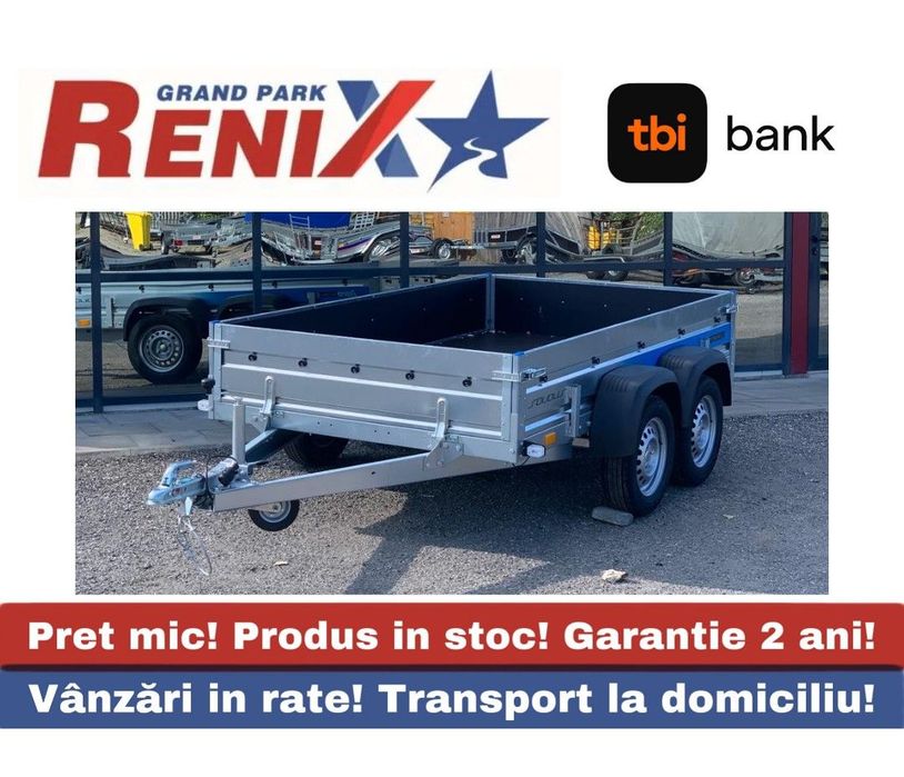 Faro SOLIDUS MAX 3M/1.5M MMA1500KG/2000KG Remorca cu sistem de franare/remorca 2axe/SOLIDUS MAX 1300KG-2000KG