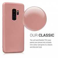 Husa pentru Samsung Galaxy S9 Plus, GloMax Perfect Fit, Rose-Gold